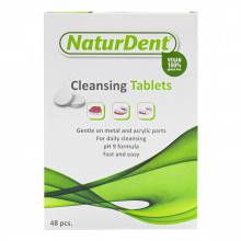 Таблетки NaturDent для очистки съемных зубных конструкций, 48 шт. в Санкт-Петербурге
