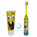 Электрическая зубная щетка Spongebob + зубная паста в Санкт-Петербурге