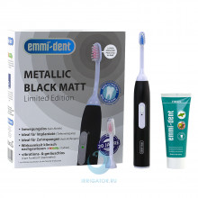 Ультразвуковая зубная щетка Emmi-Dent 6 Professional Black Matt черная матовая в Санкт-Петербурге