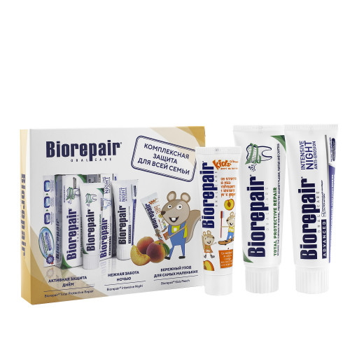 Набор Biorepair Комплексная защита для все семьи, персик Набор Biorepair Комплексная защита для все семьи, персик