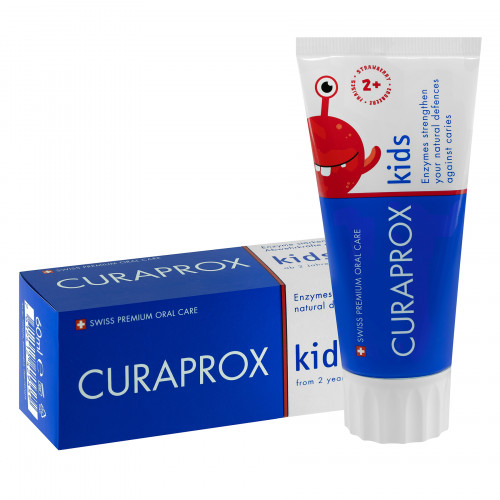 Зубная паста CURAPROX Kids 950 (клубника) 60 мл, от 2 лет