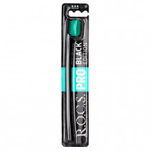 Зубная щетка R.O.C.S.PRO 5940 Black Edition зеленая, soft
