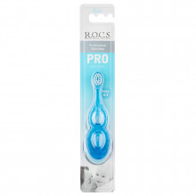 Зубная щетка R.O.C.S. PRO baby синяя, 0-3 года