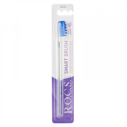 Зубная щетка R.O.C.S. Модельная прозрачная-синяя, soft