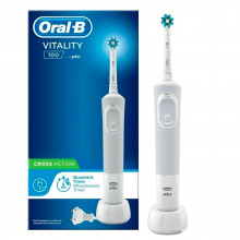 Электрическая зубная щетка Braun Oral-B Vitality D100 Cross Action, White в Санкт-Петербурге