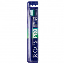 R.O.C.S. PRO Sensitive 5940 зубная щетка синяя-бирюзовая, мягкая