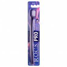 Зубная щетка R.O.C.S. PRO Whitening, medium, фиолетовая в Санкт-Петербурге