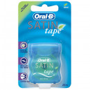 Зубная нить Oral-B Satin Tape мятная, 25 м
