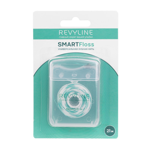 Зубная нить Revyline SmartFloss невощеная, 50 шт.