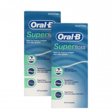 Набор из 2 зубных нитей Oral-B Superfloss, 50 шт. в Санкт-Петербурге