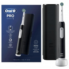 Электрическая зубная щетка Braun Oral-B PRO Series 1 Black Travel Edition в Санкт-Петербурге