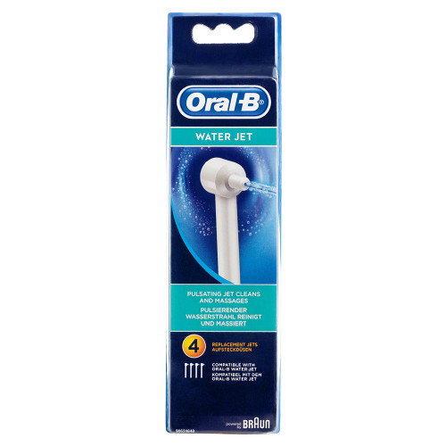 Насадки для ирригатора Braun Oral-B Waterjet стандартные, 4 шт Насадки для ирригатора Braun Oral-B Waterjet стандартные, 4 шт