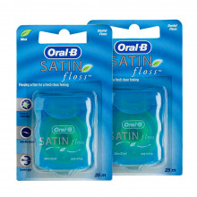 Набор из 2 штук Oral-B Satin floss нить, 25 м в Санкт-Петербурге