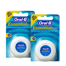 Набор из 2 зубных нитей Oral-B Essental floss waxed, 50 м в Санкт-Петербурге