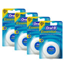 Набор из 4 зубных нитей Oral-B Essental floss waxed, 50 м