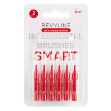 Ершики межзубные Revyline Smart, размер 2 красные, 6 шт. в Санкт-Петербурге