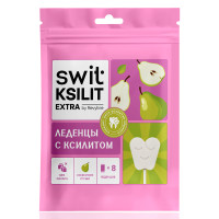 Леденцы на палочке Swit by Revyline Ksilit Extra Груша, 8 шт. в Санкт-Петербурге