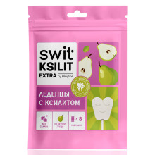 Леденцы на палочке Swit by Revyline Ksilit Extra Груша, 8 шт. в Санкт-Петербурге