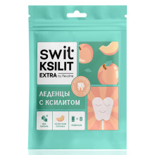 Леденцы на палочке Swit by Revyline Ksilit Extra Персик, 8 шт. в Санкт-Петербурге
