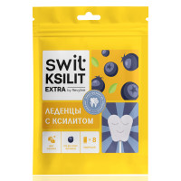 Леденцы на палочке Swit by Revyline Ksilit Extra Черника, 8 шт. в Санкт-Петербурге