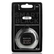 Зубная нить вощеная Revyline PTFE Smart Black, мятная, 30 м в Санкт-Петербурге