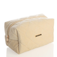 Косметичка дорожная вельветовая Revyline, бежевая в Санкт-Петербурге