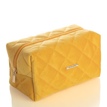 Косметичка дорожная вельветовая Revyline, желтая в Санкт-Петербурге