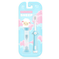 Детская зубная щетка Revyline Sheep 3+ с песочными часами, голубая в Санкт-Петербурге