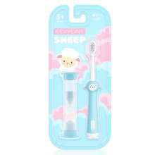 Детская зубная щетка Revyline Sheep 3+ с песочными часами, голубая в Санкт-Петербурге