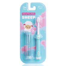 Детская зубная щетка Revyline Sheep 3+ с песочными часами, голубая в Санкт-Петербурге