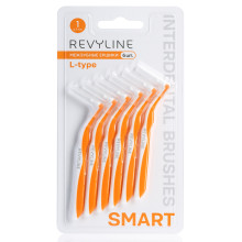 Ершики межзубные Revyline Smart L-type, размер 1 (0,45 мм) оранжевые, 6 шт. в Санкт-Петербурге