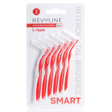 Ершики межзубные Revyline Smart L-type, размер 2 (0,50 мм) красные, 6 шт. в Санкт-Петербурге