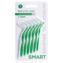 Ершики межзубные Revyline Smart L-type, размер 5 (1,60 мм) зеленые, 6 шт. в Санкт-Петербурге