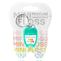 Зубная нить вощеная Revyline floss mini, полиэстер с бамбуковым углем, 15 м, бирюзовая в Санкт-Петербурге