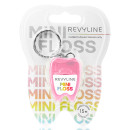 Зубная нить вощеная Revyline floss mini, полиэстер с бамбуковым углем, 15 м, розовая