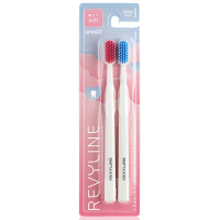 Набор зубных щеток Revyline S6500 Smart Duo, White/Pink + White/Blue в Санкт-Петербурге