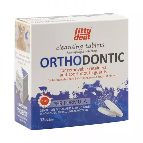 Очищающие таблетки Fittydent Orthodontic Очищающие таблетки Fittydent Orthodontic