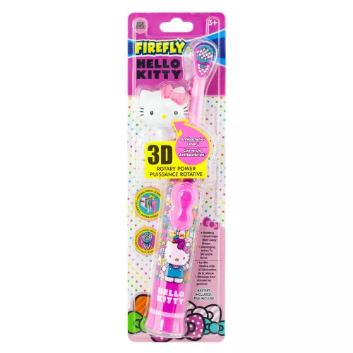 Электрическая зубная щетка Hello Kitty HK-21 Rotary, с 3D колпачком, от 3 лет Электрическая зубная щетка Hello Kitty HK-21 Rotary, с 3D колпачком, от 3 лет
