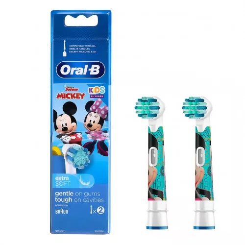 Насадки Braun Oral-B Kids Mickey детские, 2 шт. Насадки Braun Oral-B Kids Mickey детские, 2 шт.