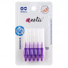 Ершики Azotii Q-SHAPED Interdental Brushes 0,5 мм, 5 шт в Санкт-Петербурге