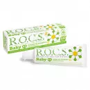 Зубная паста R.O.C.S. Baby 0-3 лет ромашка, 35 мл
