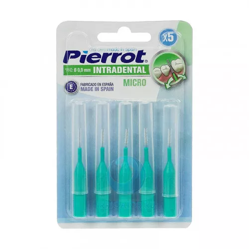 Межзубные ершики Pierrot Micro Interdental (0.9) 5 шт Межзубные ершики Pierrot Micro Interdental (0.9) 5 шт